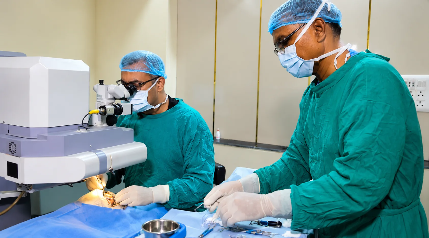 A surgical care setting.