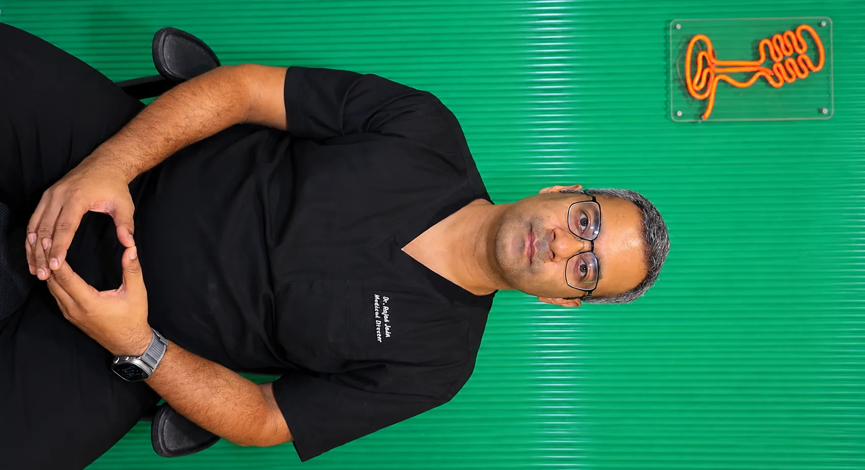 A doctor during clinical work.